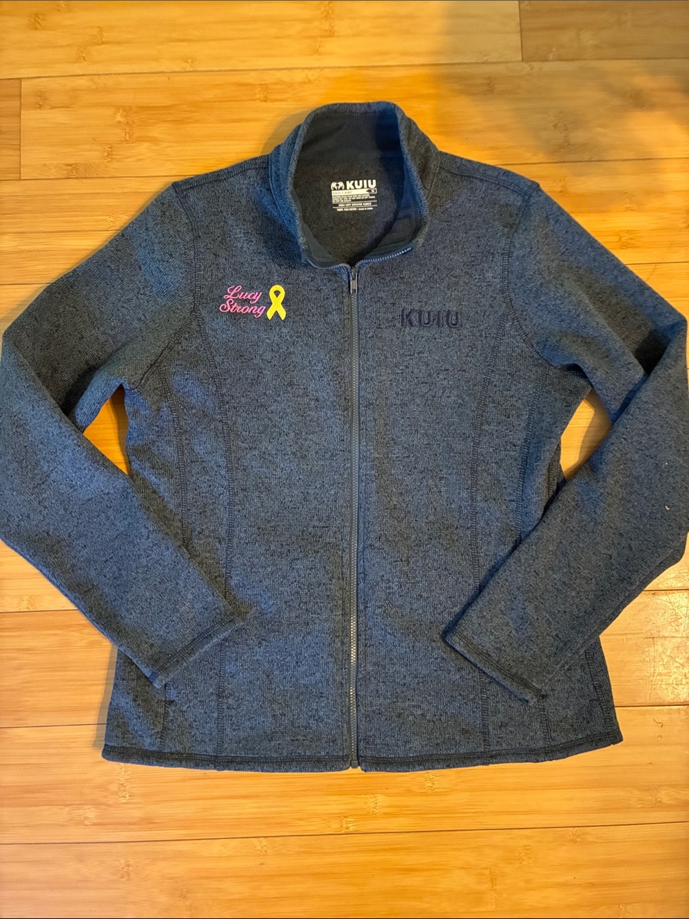 Kuiu Women’s Full-Zip Fleece Base Camp Jacket - Dark Gray Hunting